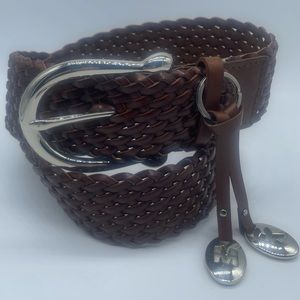 Michael Michael Kors Braided Leather Belt